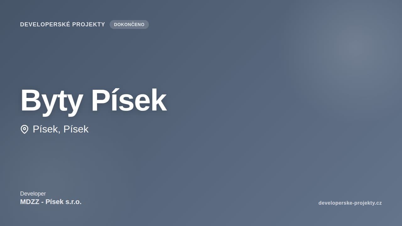 Byty Písek