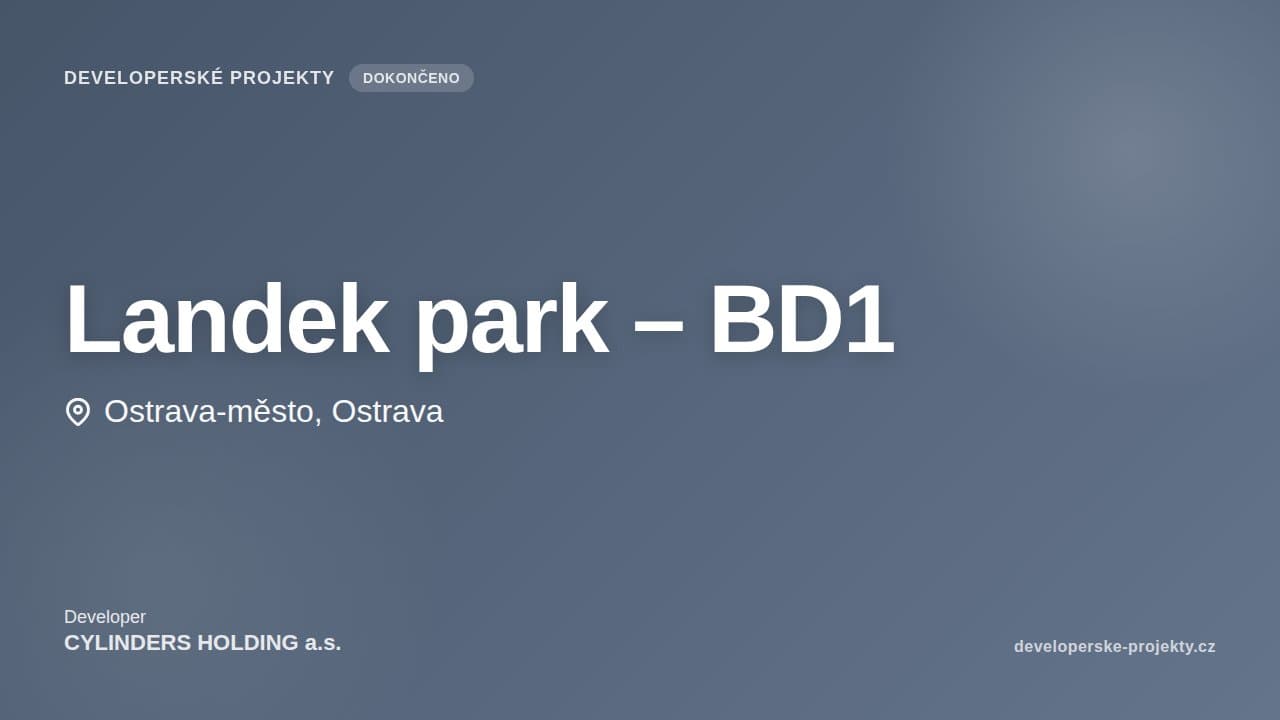 Landek park – BD1