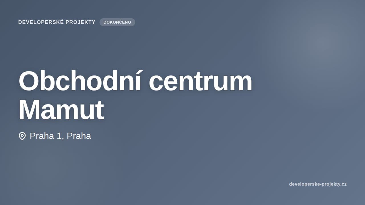 Obchodní centrum Mamut