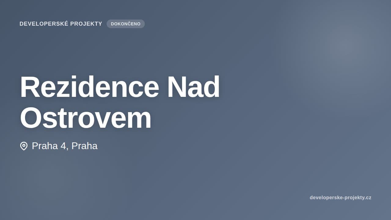Rezidence Nad Ostrovem