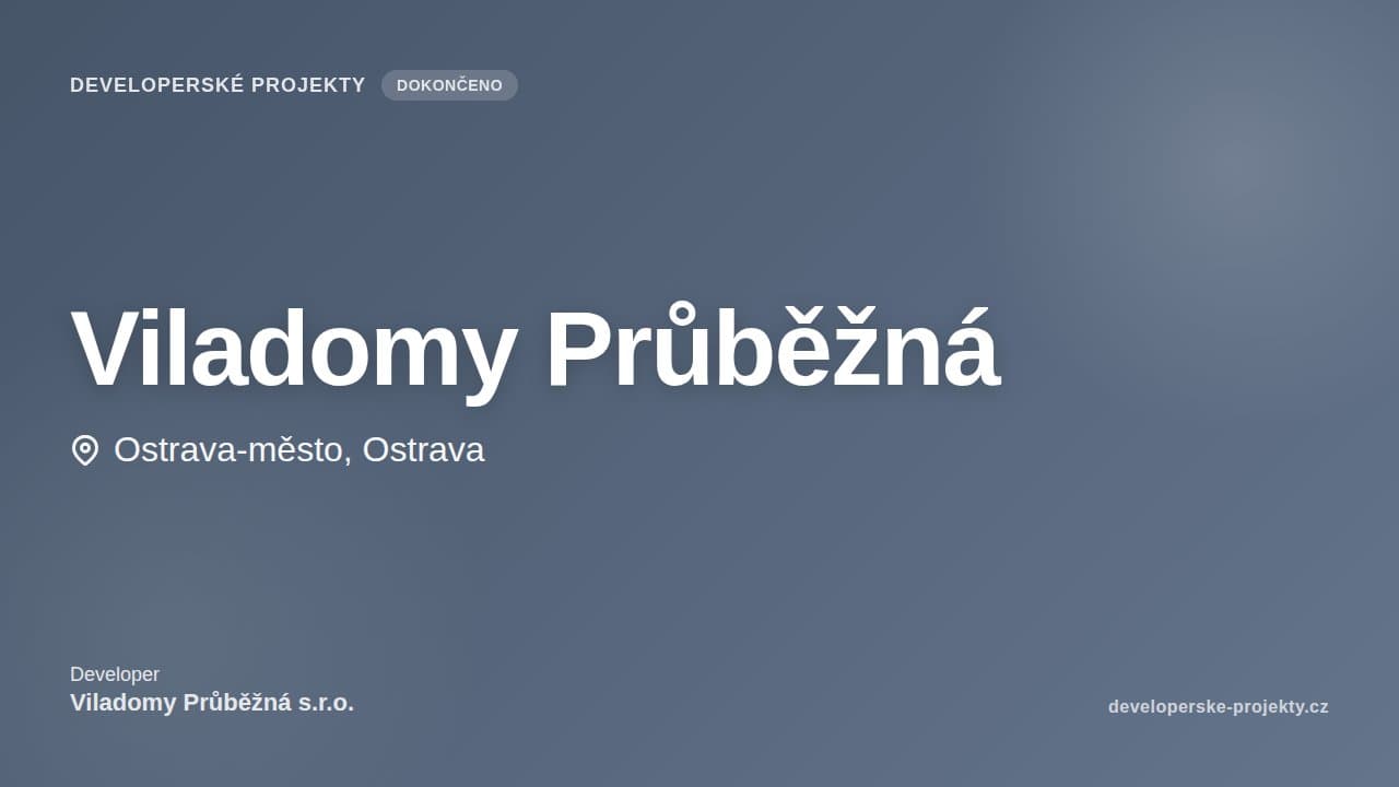 Viladomy Průběžná