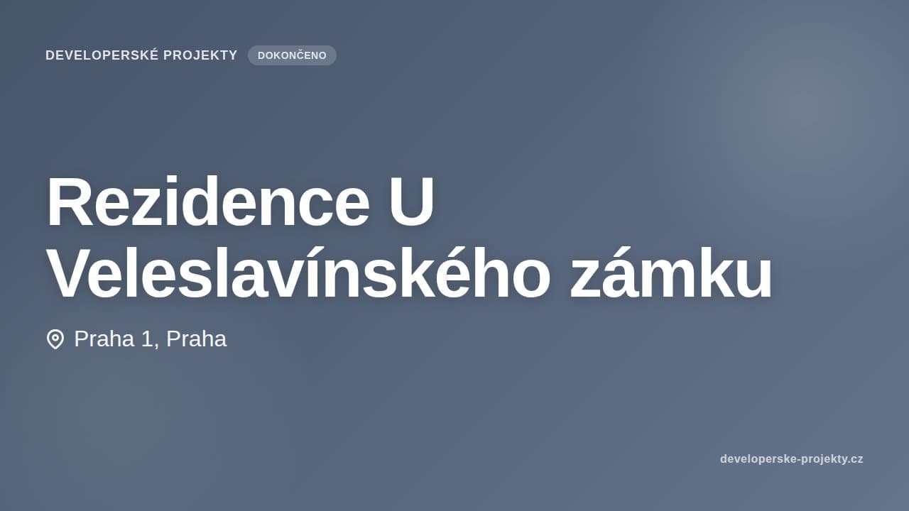 Rezidence U Veleslavínského zámku