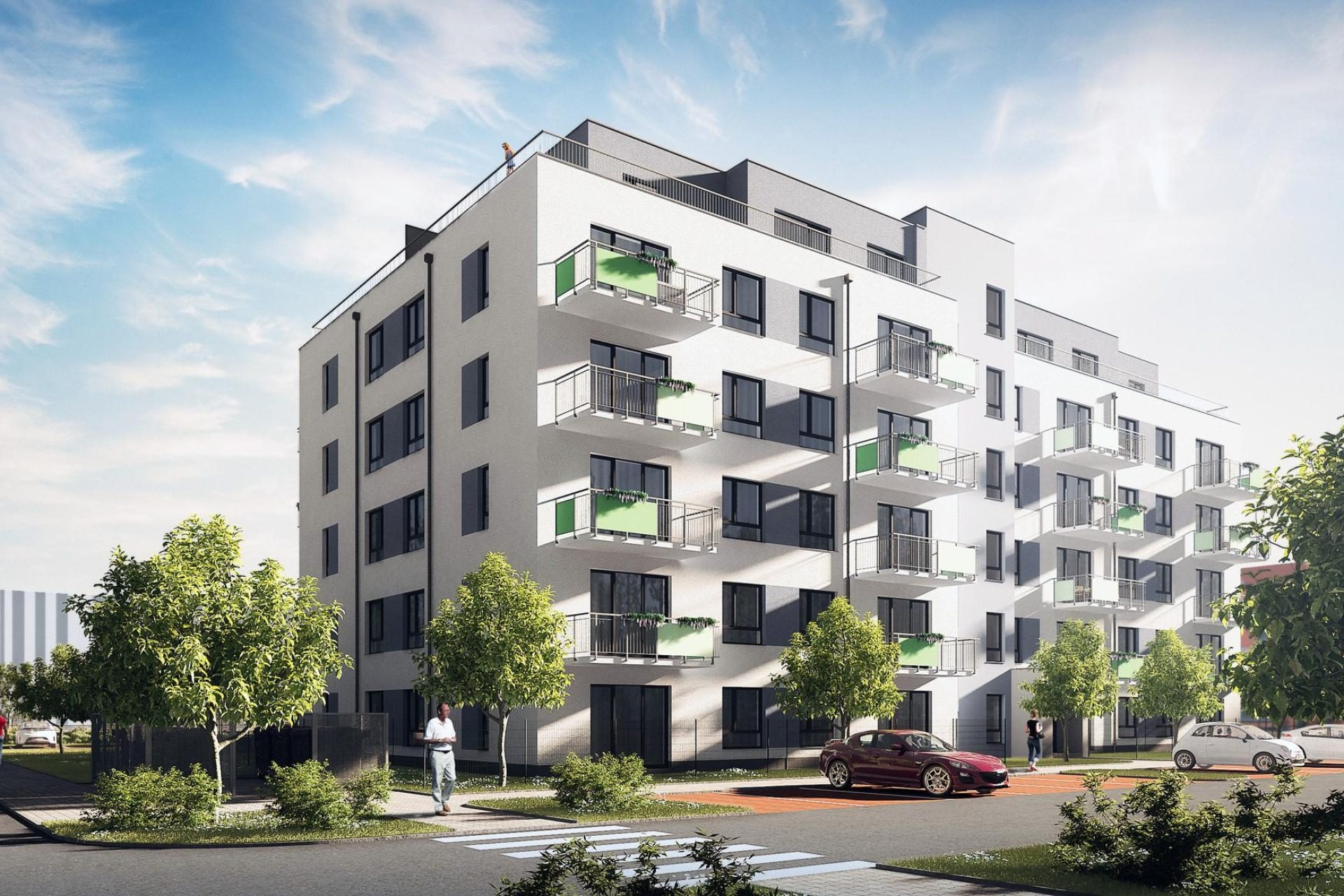 Kladno - Bytové domy Kročehlavy