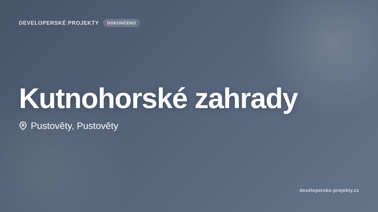 Kutnohorské zahrady